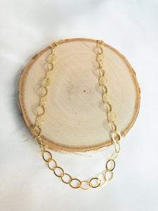 14K GF Chain Loop Necklace