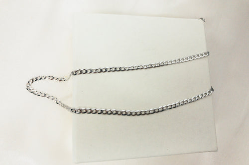 Sterling Cuban Mens Necklace