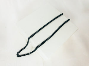 Small Black Cuban Chain